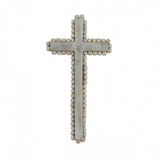 Medium Beaded Wood Cross