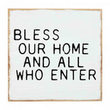 Bless Our Home Wood Plaque
