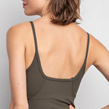 Nylon Rib Romper
