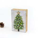 4x6" Handpainted Block, Tree