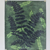 38x46" Paper Art, Fern