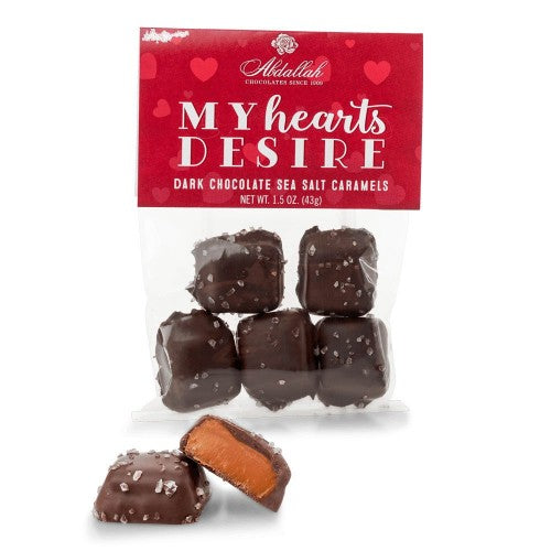Hearts Desire Sea Salt Dark Chocolate Pack – The Red Raccoon