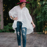 Wide Brim Hat with Belt