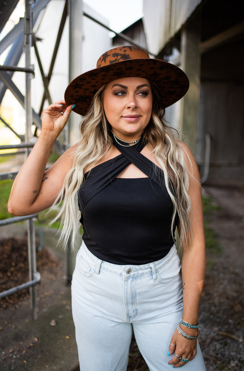 Cross front bodysuit outlet