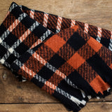 Black Orange & White Scarf