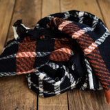 Black Orange & White Scarf