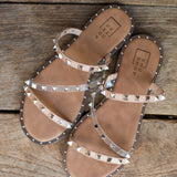 Nude Angle Strap Sandal