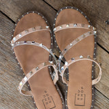 Nude Angle Strap Sandal