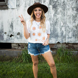 Boyfriend Shorts Destroyed Front Hem