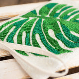 Monstera Seed Bead Wristlet