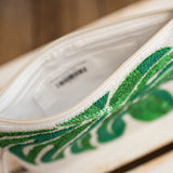 Monstera Seed Bead Wristlet