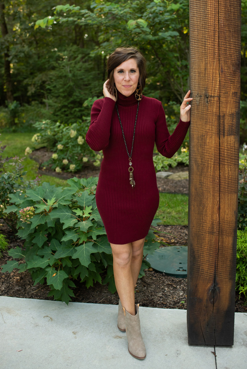 Knit Dress Maroon Jumper Dress Buy Lipsy Burgundy Red Cable Cowl