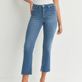 Cropped High Rise Demi Flare