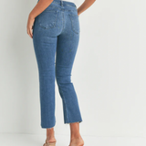 Cropped High Rise Demi Flare