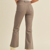 Taupe Sandy Kick Flare