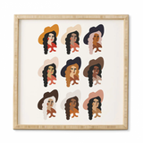 Multicultural Cowgirl | 12x12