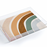 Sundry Society Patterned Rainbow Acrylic Tray