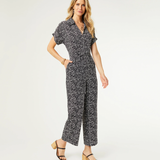 Adora Zebra Print Jumpsuit