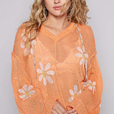 Daisy Daze Lighweight Woven Pullover