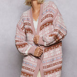 Sweet Cheeks Pink Mix Chenille Cardigan