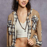 Run Wild Waffle Flannel Mix Shacket | Acorn