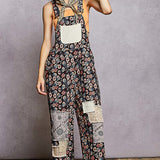 Among The Wildflowers Patchwork Overalls