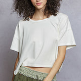 Relax Fit Basic Oversize Tee Patch Back
