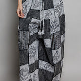 Wide Leg Boho Goddess Patchwork Pant