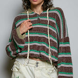 Dorm Room Dreams Stripe Chenille Hoodie
