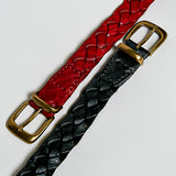 Braided Genuine Leather Belt