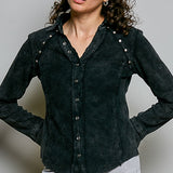 Effortlessly Cool Thermal Button Long Sleeve
