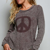 Coffee Bean Thermal Peace Long Sleeve