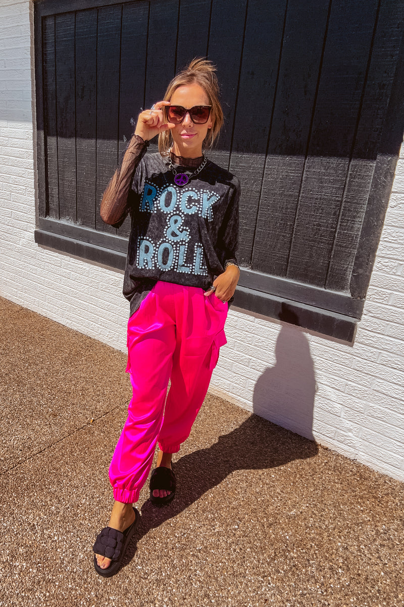 Pink Jogger Pants Outfit Outfit Hot Pink Jogging Pants Hot Pink