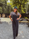Black Sugar Mineral Wash Jumpsuit