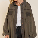 Ash Charcoal Shacket