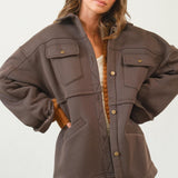 Charcoal Washed Utility Jacket