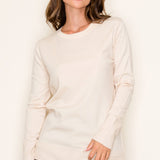 Cozy Soft Sweater with Button Detail Cuff