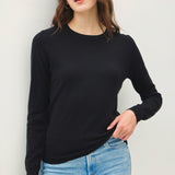 Classic Sweater with Rib Trim