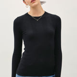 Rib Mix Texture Classic Sweater