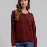 Center Seam Super Soft Pullover Sweater