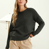 Center Seam Super Soft Pullover Sweater