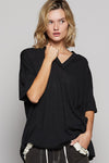 Oversize V Neck Easy Tee