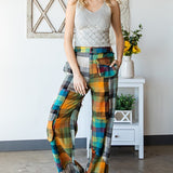 Unapologetically Me Plaid Patchwork Pant