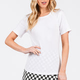 Rib Round Neck Classic Tee