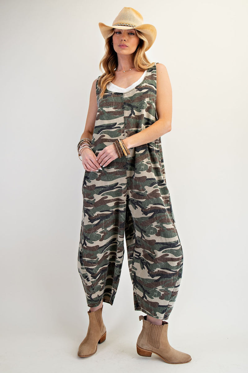 Wild Meets Warrior Camo Jumpsuit