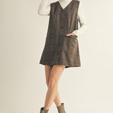 Check It Out Button Front Jumper