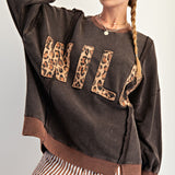 W I L D Washed Terry Pullover