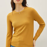Classic Sweater with Rib Trim
