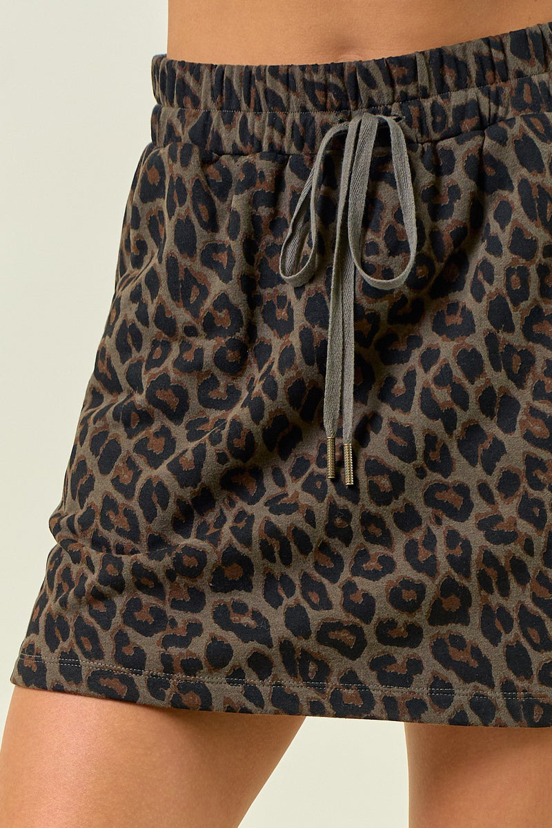Olive Leo Terry Skirt