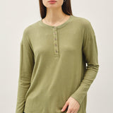 Hacci Long Sleeve Cozy Henley
